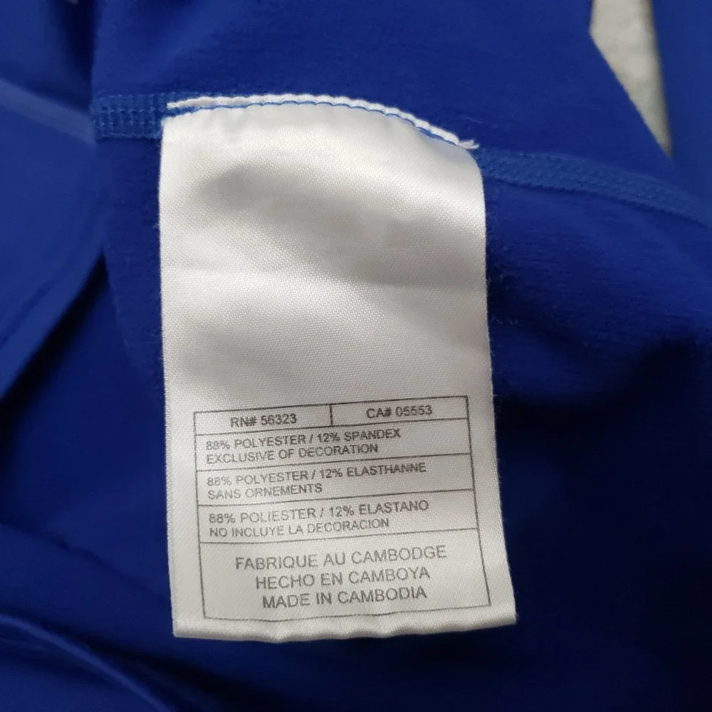 Nike Pro Shirt Mens Large Blue Pullover Dri-Fit Long Sleeve Compression Gym